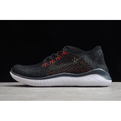 Nike Erkek Free Rn Flyknit Siyah / Turuncu Koşu Ayakkabısı Türkiye - 3SWNIR04